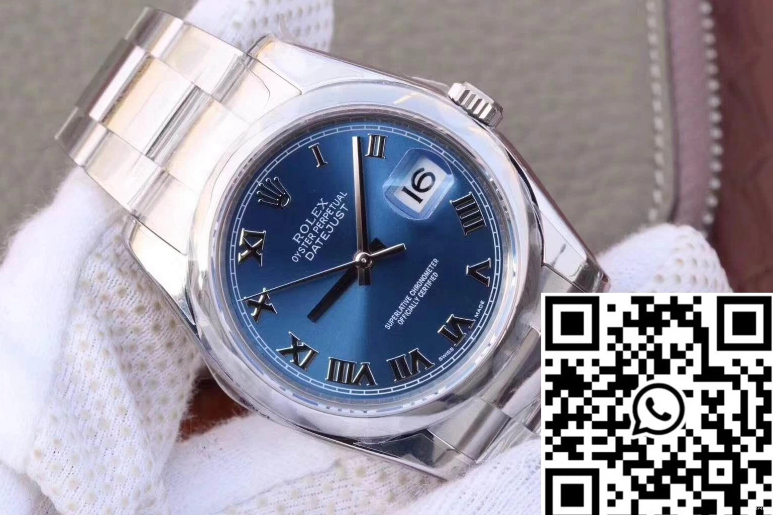 655 AR Dial II 36MM Datejust Rolex Blue 116334 Factory Affordable 0706